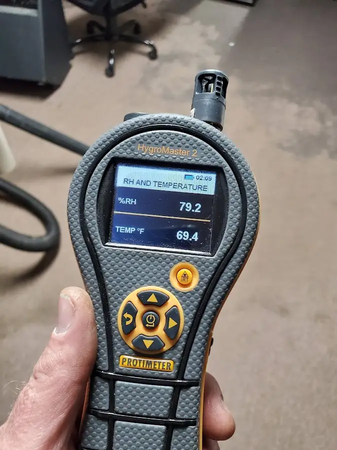 Moisture meter humidity assessment for Mold Remediation & Removal in West Deptford